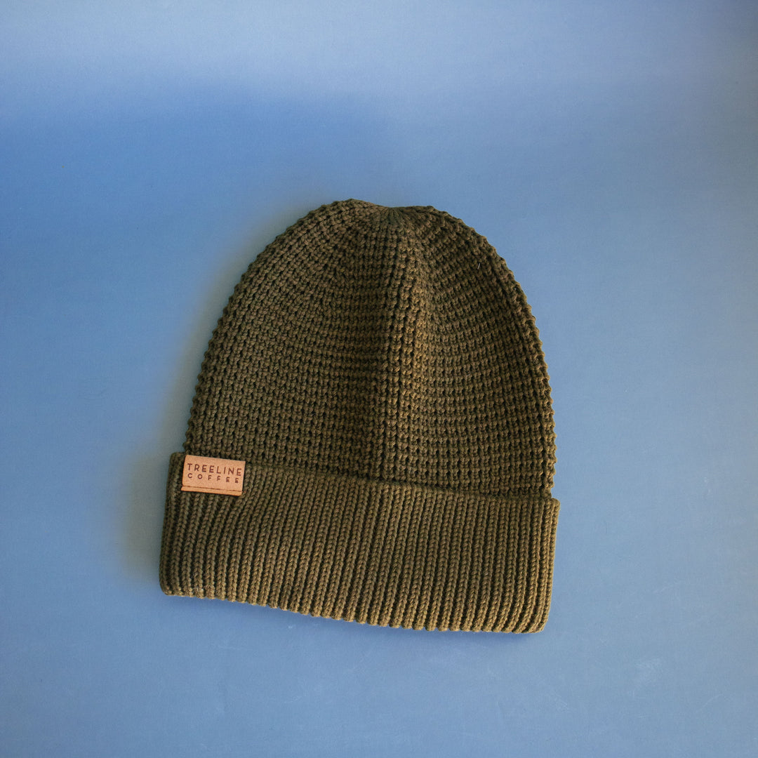 Eco Recycled Olive Beanie