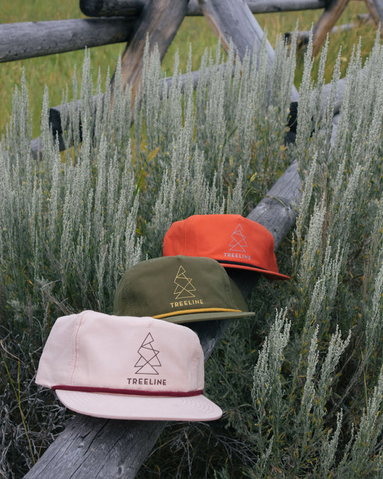 Geometric Tree Flat Brim Hat