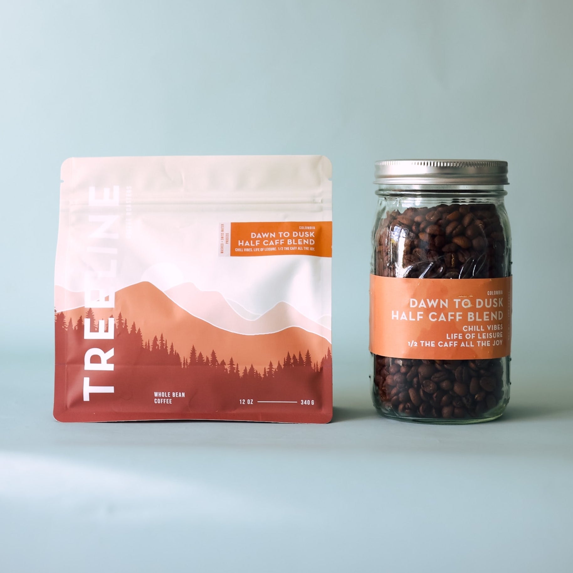 Dawn to Dusk - Half-Caff Blend – Treeline Coffee Roasters