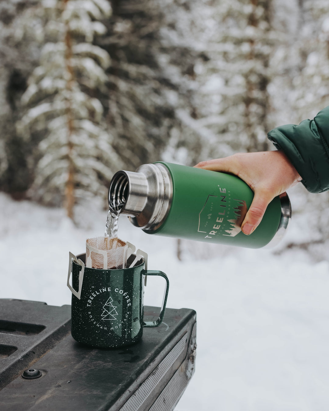 Klean Kanteen Kelly Green Thermos